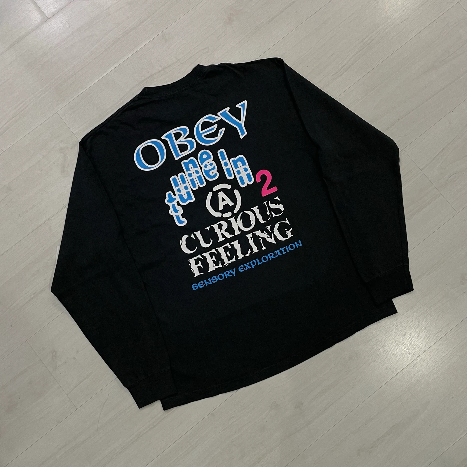 Obey - Sensory Exploration Longsleeve (Zwart) – photo 4